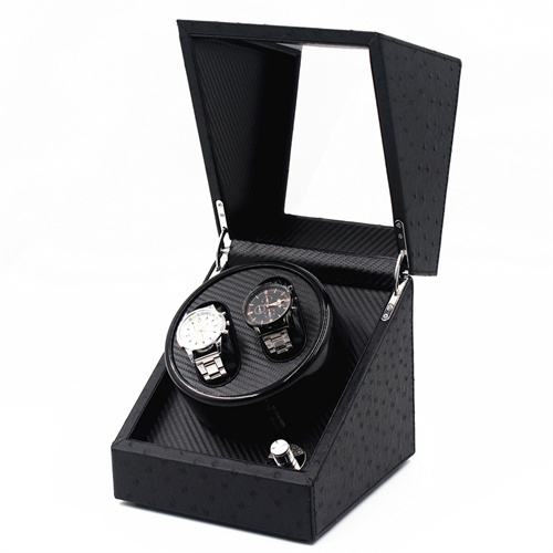 Double Switch PU Leather Watch Winder