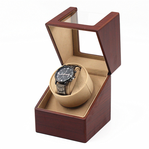 Single Matte lacquering wooden watch winder
