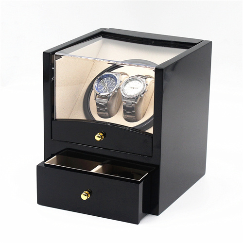 Double Pinao lacquering wooden automatic watch winder