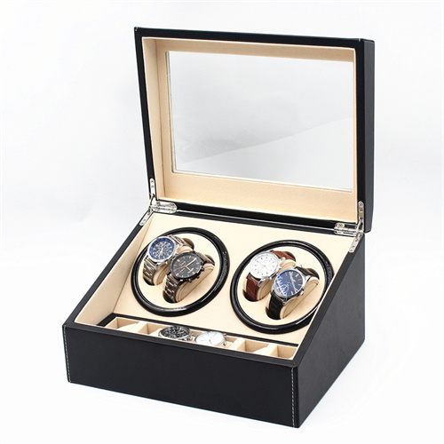 4+6 ostrich pu leather watch winder box