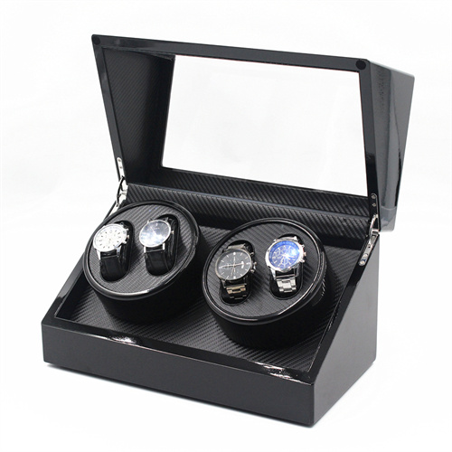 4 Slots piano lacquering wooden automatic watch winder