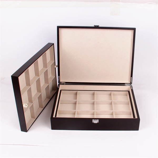 Black Matte finishing MDF wooden box