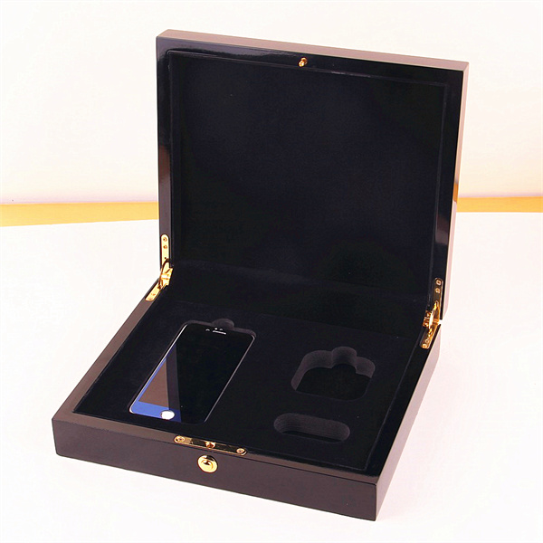 Luxury design black wooden Iphone & phone box