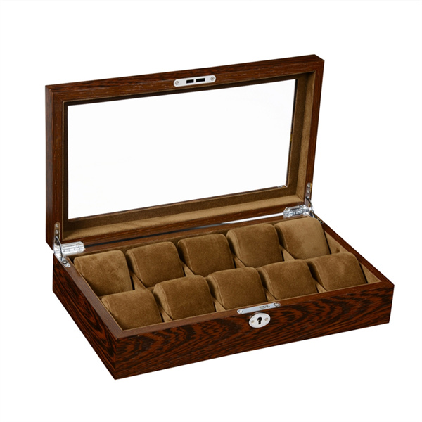 Luxury customized 10 slots piano lacquering wooden watch box