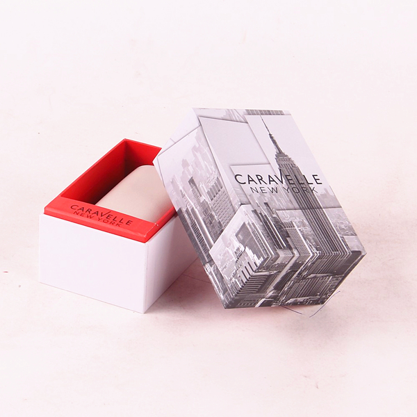 Small 4C printing cardboard paper watch gift box