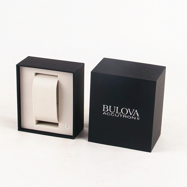 Black cardboard paper watch package box