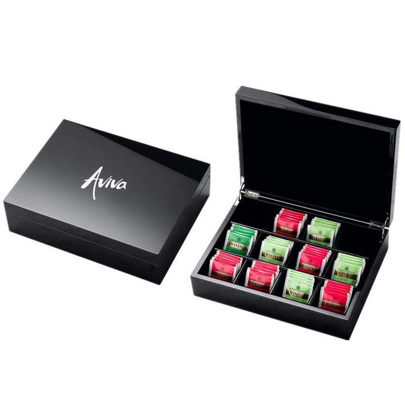 Customized design wooden tea chest box for tea bags