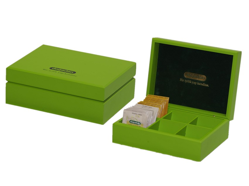 Customized design wooden tea chest box for tea bags