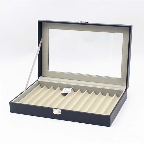 12 slots PU leather fountain Pen display box