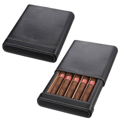 PU Leather Cedar Cigar Box